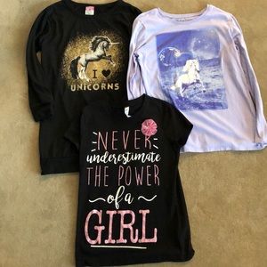 Unicorn Short and long sleeve shirts